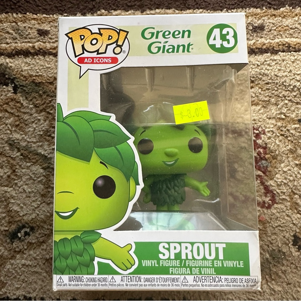 Funko Pop! Green Giant Sprout Vinyl Figure - Green